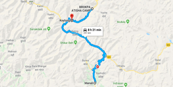 How to Reach Brokpa Atisha Camp From Manali