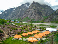 Jispa Brokpa Atisha Camp Aerial View